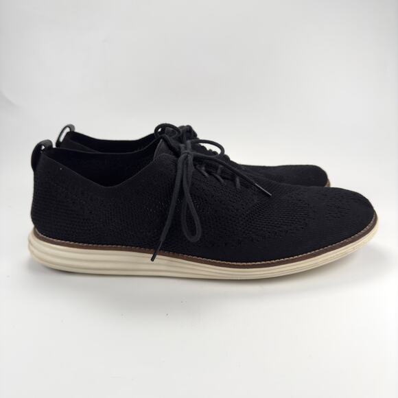 Cole Haan Men's Original Grand Stitchlite Wingtip Oxfords Black C27959 Size 13M - Picture 6 of 8